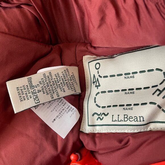 L.L. Bean Kids Red Puffer Jacket - Picture 4 of 9